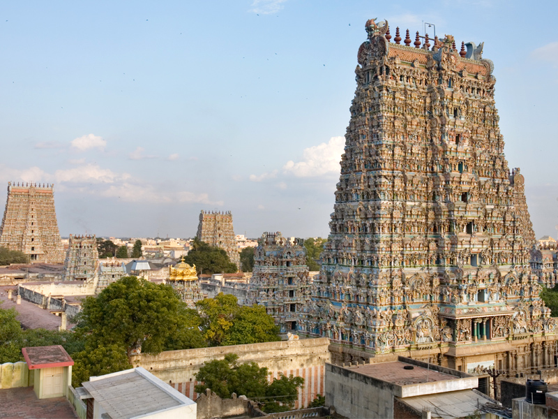 Madurai, tempio da una terrazza